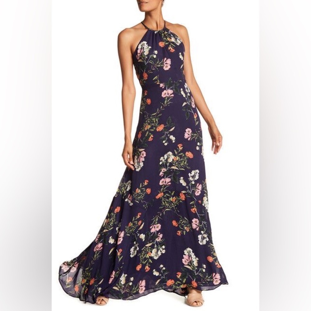 Parker NY. Floral Maxi Dress